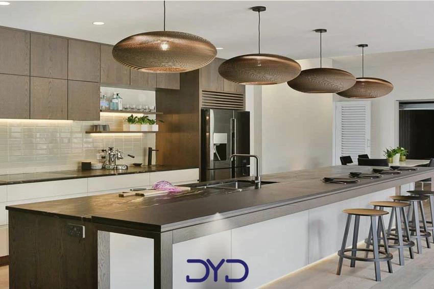 در چه بخشهایی از آشپزخانه باید نورپردازی بیشتری انجام شود؟