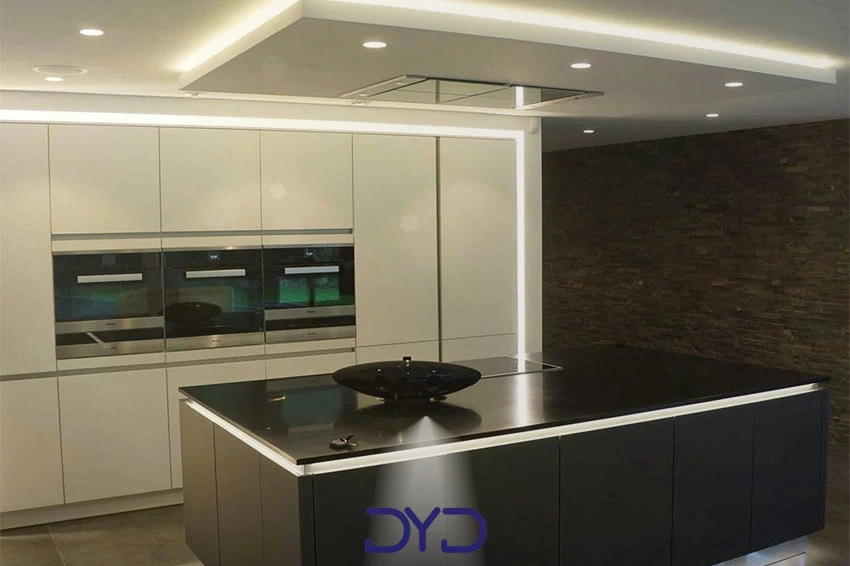 بررسی انواع روش های نورپردازی جریزه آشپزخانه