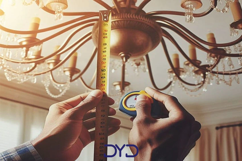 مراحل بستن لوستر به سقف