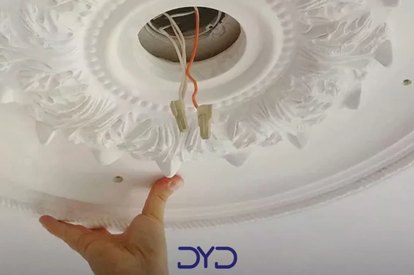 نصب لوستر بر اساس نوع سقف