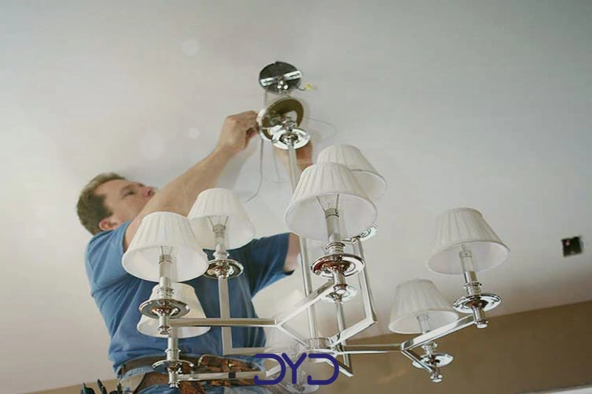 نحوه نصب لوستر مدرن