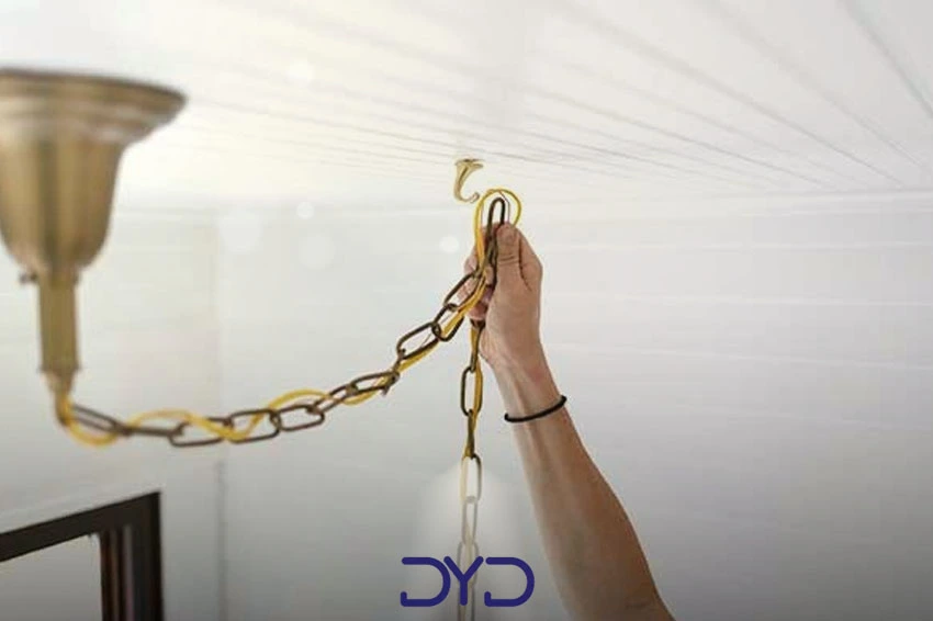 نکات مهم در نحوه نصب لوستر مدرن سنگین در سقف کاذب