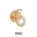 دیوار کوب گوی حباب دار مدل کریستالی مدرن