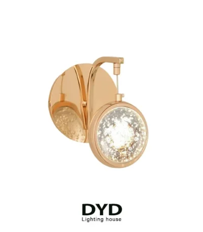 دیوار کوب گوی حباب دار مدل کریستالی مدرن