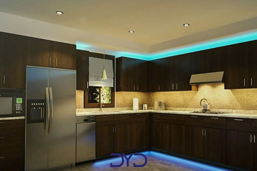 انواع نورپردازی کابینت آشپزخانه