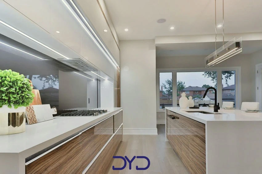 انواع نورپردازی کابینت آشپزخانه