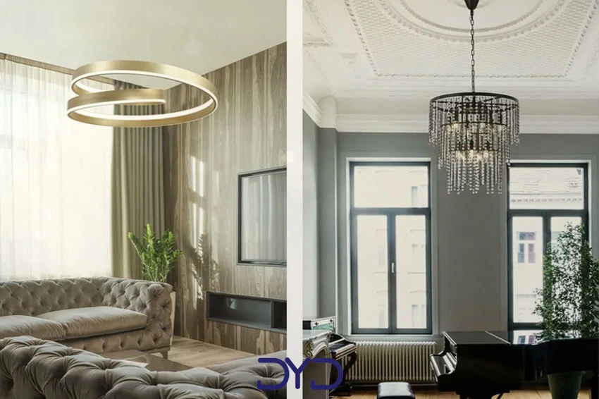 بررسی کلی فرق لوستر کلاسیک و مدرن