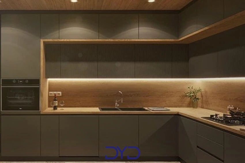 انواع نورپردازی کابینت آشپزخانه