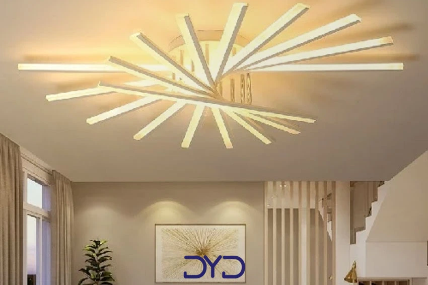 ترفندهای نورپردازی سقف پذیرایی بدون کناف