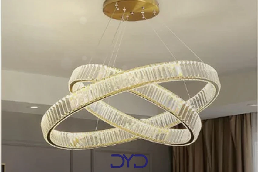 انواع لوستر مدرن حلقه ای