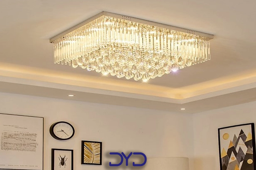 کدام محیط‌ها برای نصب لوستر سقفی کریستالی مناسب‌اند؟