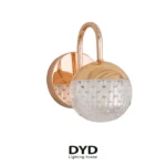 دیوارکوب کریستالی مدرن طرح مولکولی