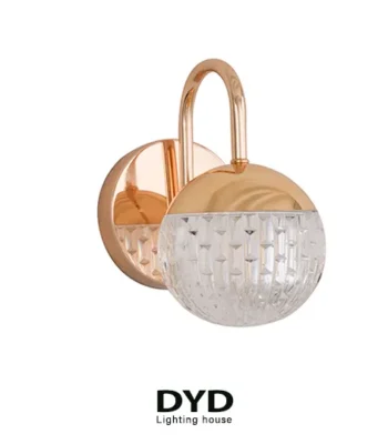 دیوارکوب کریستالی مدرن طرح مولکولی