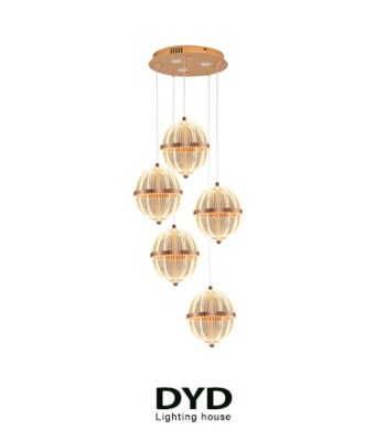 آویز 5 شاخه مدرن فانتزی مدل اوربیکس