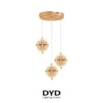 آویز سه شاخه مدرن فانتزی مدل اوربیکس