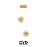 آویز دو شاخه مدرن فانتزی مدل اوربیکس