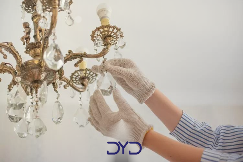 آموزش نصب لوستر کریستالی مرحله به مرحله