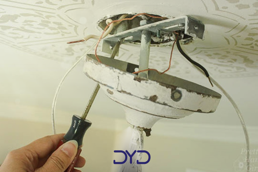 نحوه نصب لوستر سنگین در سقف یونولیتی