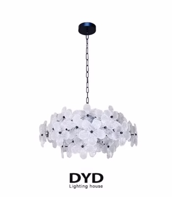 لوستر نئوکلاسیک کریستالی مدل فلورا