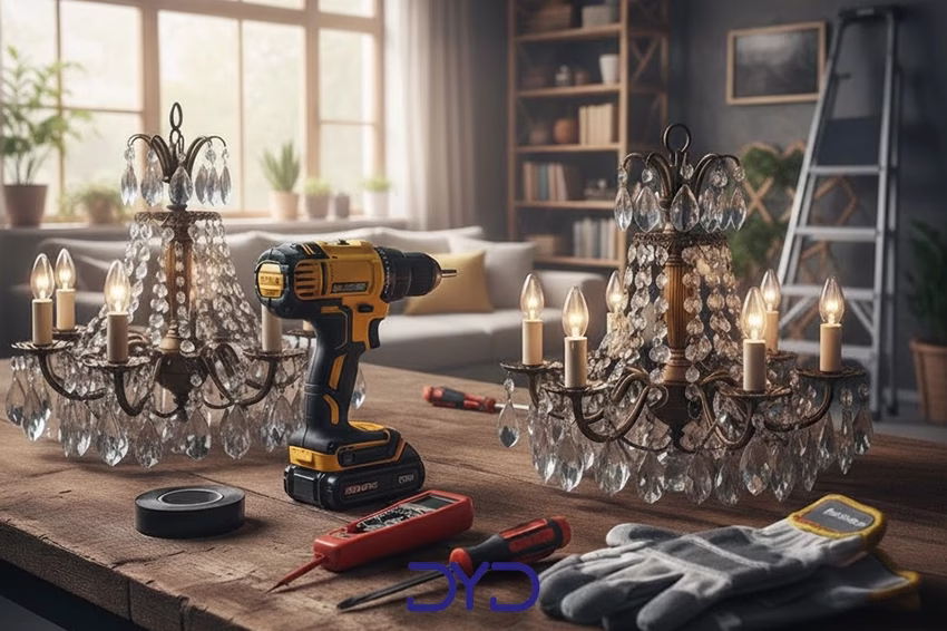 ابزار های لازم برای نصب لوستر ال ای دی