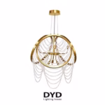 لوستر مدرن ال ای دی مدل فلورانس