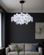 لوستر نئوکلاسیک کریستالی مدل فلورا - Image 2