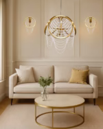 دیوارکوب نئوکلاسیک کریستالی مدل دیا - Image 2