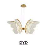 لوستر پروانه کریستالی