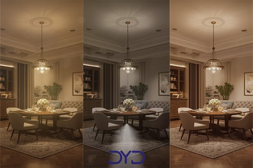 تأثیر نورپردازی لوستر بر فضای داخلی خانه