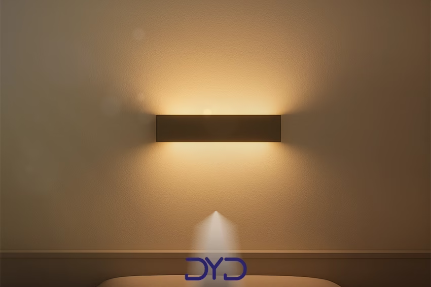 دیوارکوب نور مخفی توکار با نور غیرمستقیم