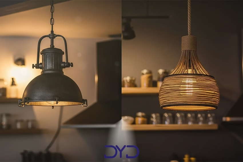 لامپ آویز صنعتی و روستیک