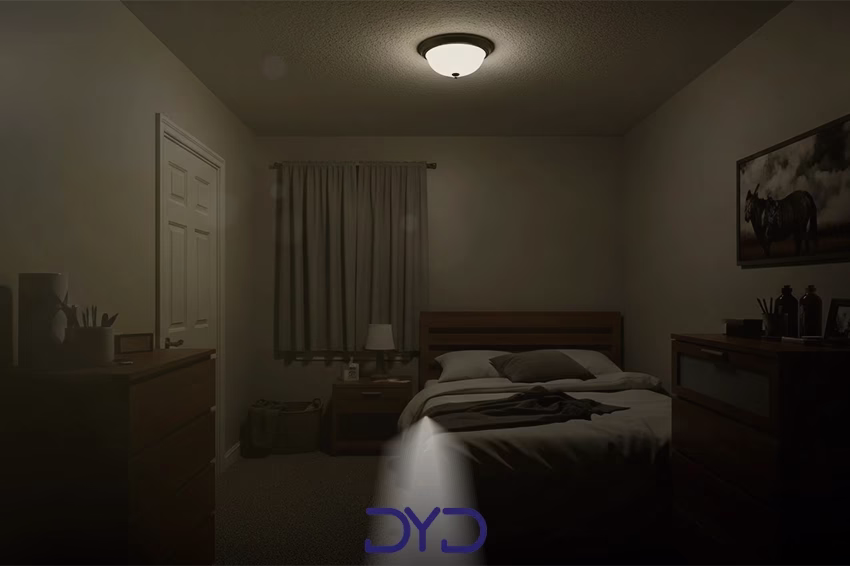 مشکلات نورپردازی اتاق خواب کوچک